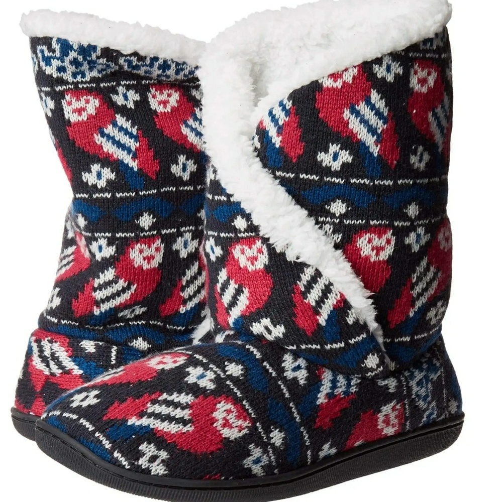 VERA BRADLEY COZY BOOTIES IN NIGHT OWLS NWT